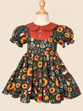 Green Fall - Marietta Dress