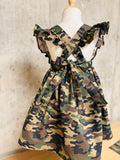 Military Embroidered  -Anna Dress