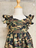 Military Embroidered  -Anna Dress