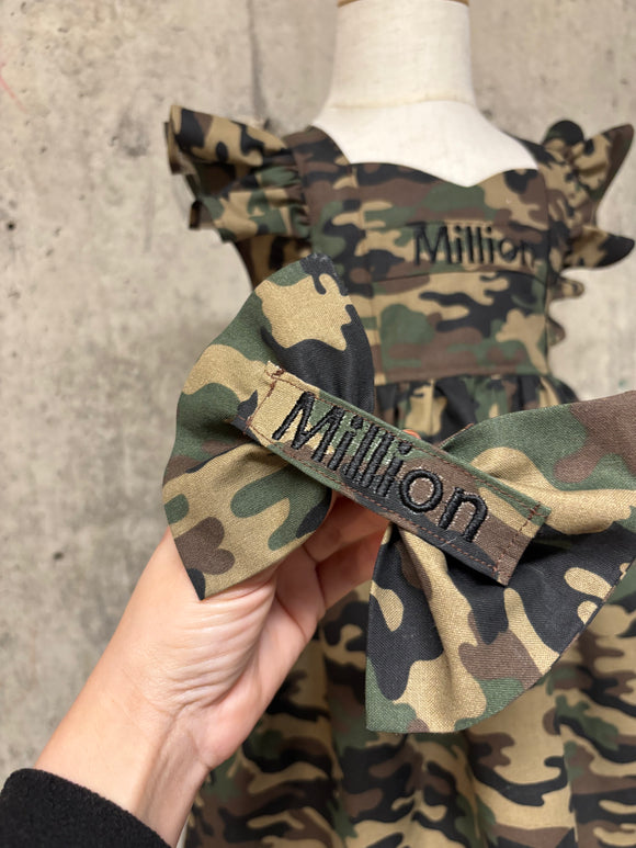 Custom Embroidered Military -Single Clip Bow