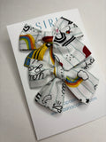 Notebook - Set of 2 Clips bow