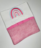 Unicorn Custom Bib + burp Cloth Set