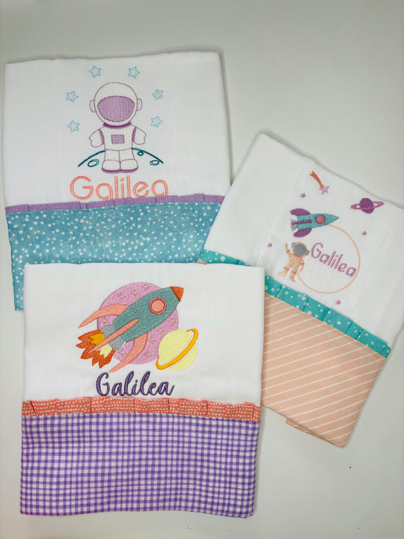 Galilea Burp Cloth trio