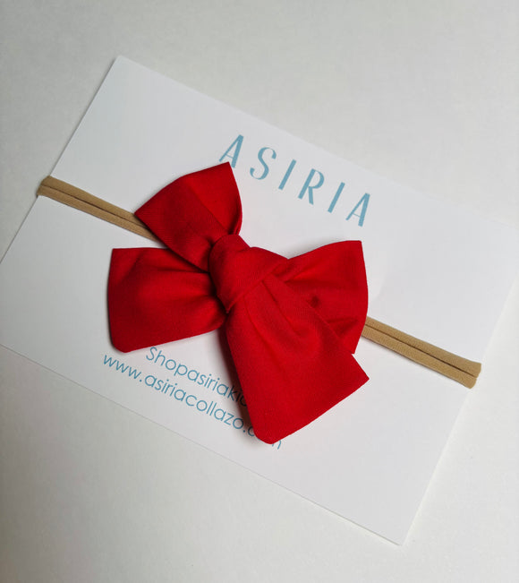 Red -Single Elastic Bow