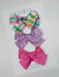 Easter - Set of 3 Clips bow