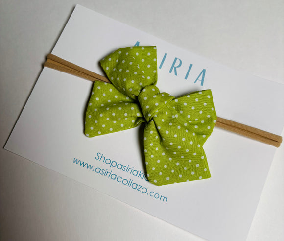 Light Green -Single Elastic Bow