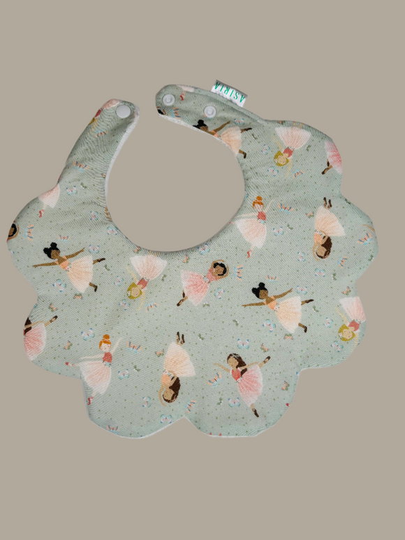 Ballerina flower bib