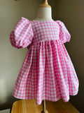 Pink Gingham -Penelope Dress