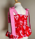 Valentines 2 Piece set - Loretta top + Ruffle Flare pant