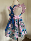 Cute Blue Alien- Anna Dress