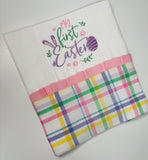 Mi First Easter- Burp Cloth Embroidered