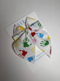 Handprint  -Single Clip Serge Bow