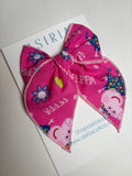 Peppa -Single Clip Serge Bow