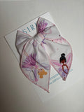 Glitter Fairies-Single Clip Serge Bow