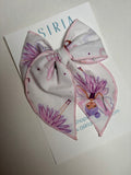 Glitter Fairies-Single Clip Serge Bow
