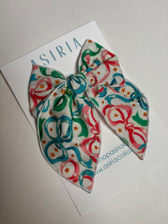 Fancy Bow -Single Clip Serge Bow