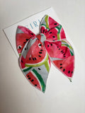 Watermelon -Single Clip Serge Bow