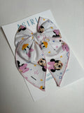 Minnie+ daisy -Single Clip Serge Bow