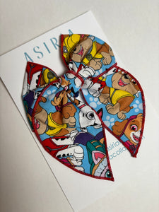 Pawpatrol  -Single Clip Serge Bow