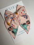 Princess -Single Clip Serge Bow