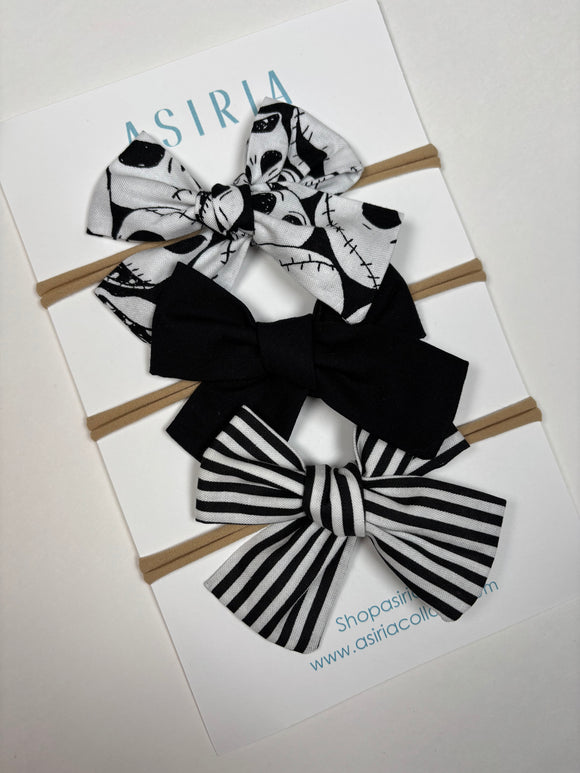 Jack Trio  - Set of 3 ELASTIC band bow