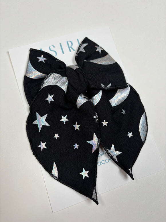 Moon and stars   -Single Clip Serge Bow