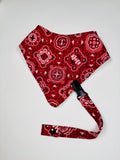Cow boy Bandana bib + Holder