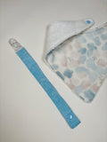 Clouds Bandana bib + Holder
