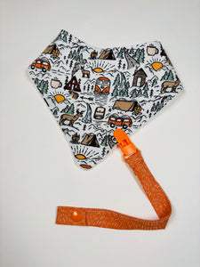 Camping Bandana bib + Holder
