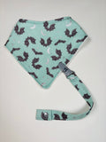 Bat Bandana bib + Holder
