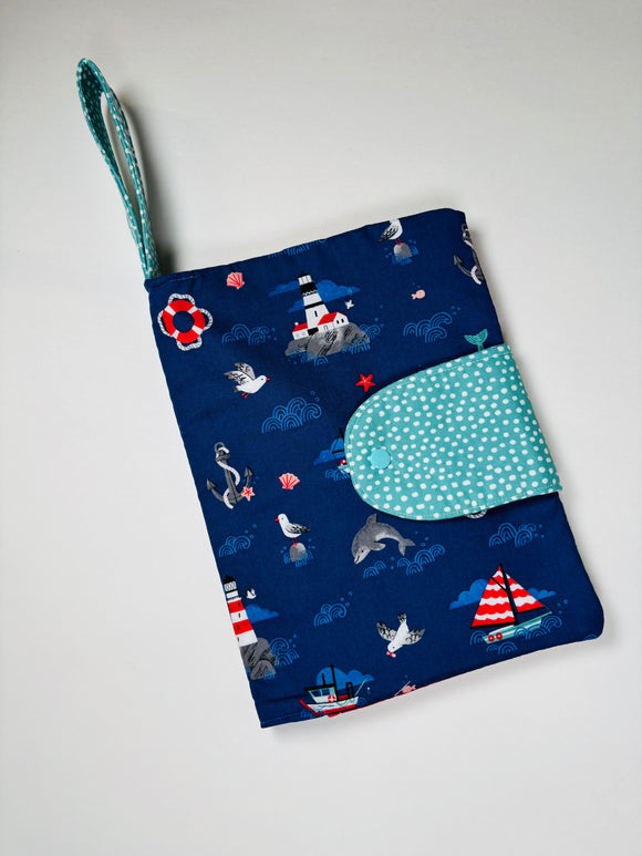 Nautic Diaper Clutch