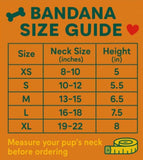 Cute Bat DOG bandana REVERSIBLE