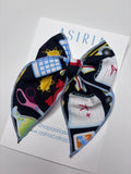 Back to School-Single Clip Serge Bow
