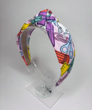 School Prints Knot Head Band