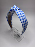Gingham Prints Knot Head Band