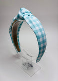 Gingham Prints Knot Head Band