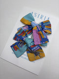 Books & Pencils  - Set of 2 Clips bow