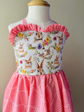 Easter Coral - Valentina Dress