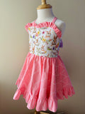 Easter Coral - Valentina Dress