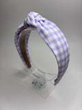 Gingham Prints Knot Head Band