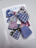 Flower Patches - Set of 2 Clips bow