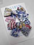 Flower Patches - Set of 2 Clips bow