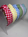 Gingham Prints Knot Head Band