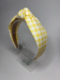 Gingham Prints Knot Head Band
