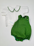 Peter Pan Blouse + jumpsuit
