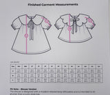 Bear  - Matilda Flower Collar TOP